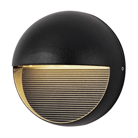 Sunpark Outdoor Integrated LED Wall Light Fixture, 3000K, Black Finish 3-4079D-05-3000K